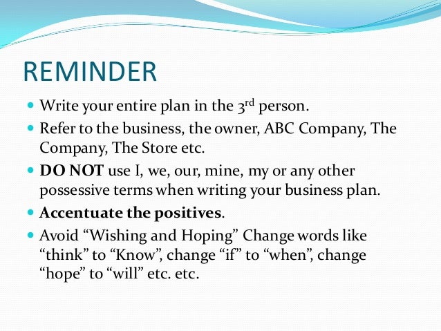 Use business plan in a sentence