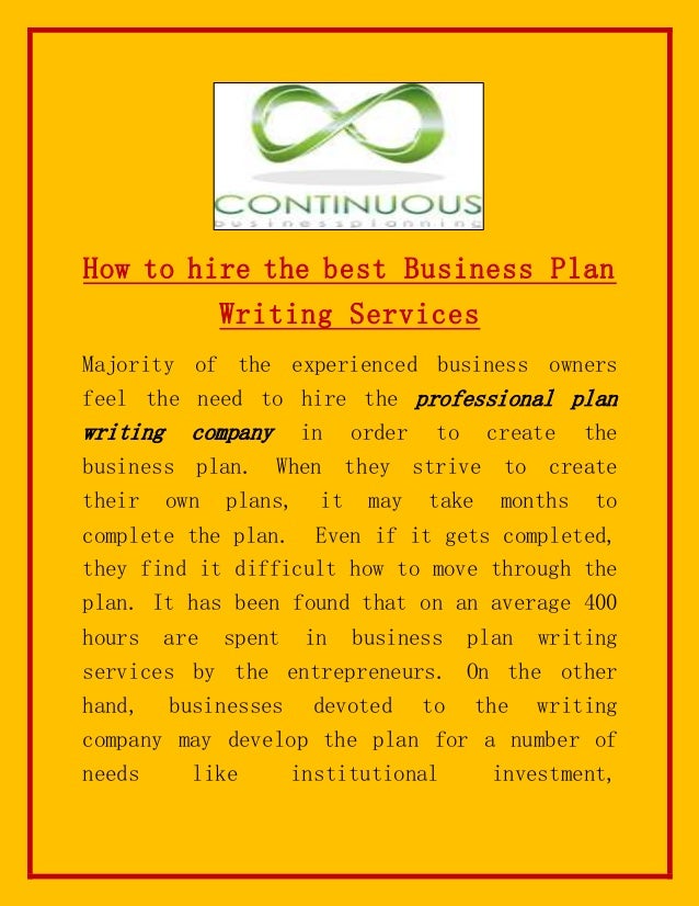 Business plans writing services Business plans writing services