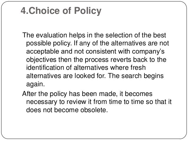 Business policy