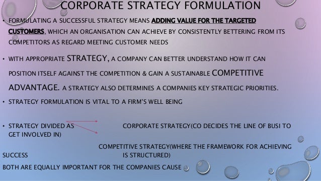 Business policy unit 3