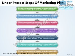 Linear Process Steps Of Marketing Plan
         Download this awesome diagram. Bring your Presentation to life. Capture
         your audience’s attention. All images are 100% editable in PowerPoint.



          Download this awesome diagram. Bring your Presentation to life. Capture
          your audience’s attention. All images are 100% editable in PowerPoint.



          Download this awesome diagram. Bring your Presentation to life. Capture
          your audience’s attention. All images are 100% editable in PowerPoint.



         Download this awesome diagram. Bring your Presentation to life. Capture
         your audience’s attention. All images are 100% editable in PowerPoint.



         Download this awesome diagram. Bring your Presentation to life. Capture
         your audience’s attention. All images are 100% editable in PowerPoint.



         Download this awesome diagram. Bring your Presentation to life. Capture
         your audience’s attention. All images are 100% editable in PowerPoint.



         Download this awesome diagram. Bring your Presentation to life. Capture
         your audience’s attention. All images are 100% editable in PowerPoint.
                                                                                    Your Logo
 