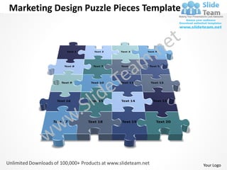 Marketing Design Puzzle Pieces Template




                                          Your Logo
 