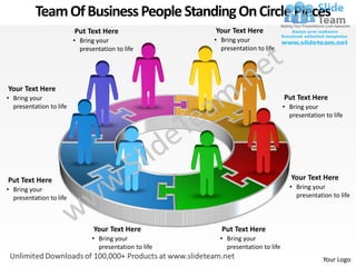 Team Of Business People Standing On Circle Pieces
                         Put Text Here                  Your Text Here
                         • Bring your                   • Bring your
                           presentation to life           presentation to life




Your Text Here
• Bring your                                                                       Put Text Here
  presentation to life                                                             • Bring your
                                                                                     presentation to life




Put Text Here                                                                         Your Text Here
• Bring your                                                                         • Bring your
  presentation to life                                                                 presentation to life



                                Your Text Here            Put Text Here
                               • Bring your               • Bring your
                                 presentation to life       presentation to life
                                                                                                 Your Logo
 