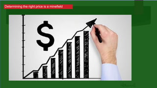 Determining the right price is a minefield
 