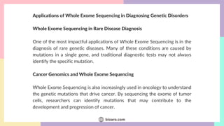 Understanding Whole Exome Sequencing for Disease Diagnosis | PDF