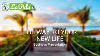 THE WAY TO YOUR
NEW LIFE
Business Presentation
 
