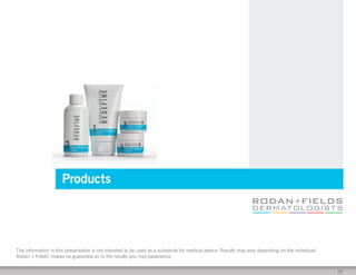 [5]
Products
The information in this presentation is not intended to be used as a substitute for medical advice. Results m...