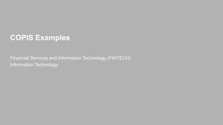 Business Process Analysis and Insights COPIS | PPTX
