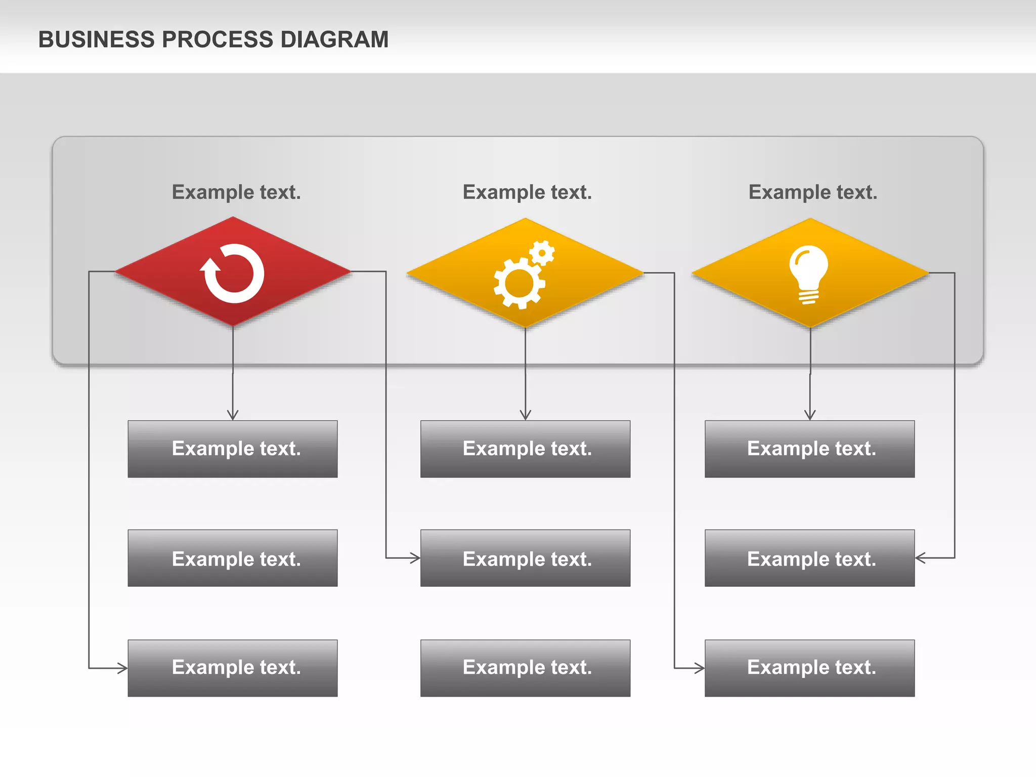 Business Process Diagram (for PowerPoint and Google Slides) | PPTX