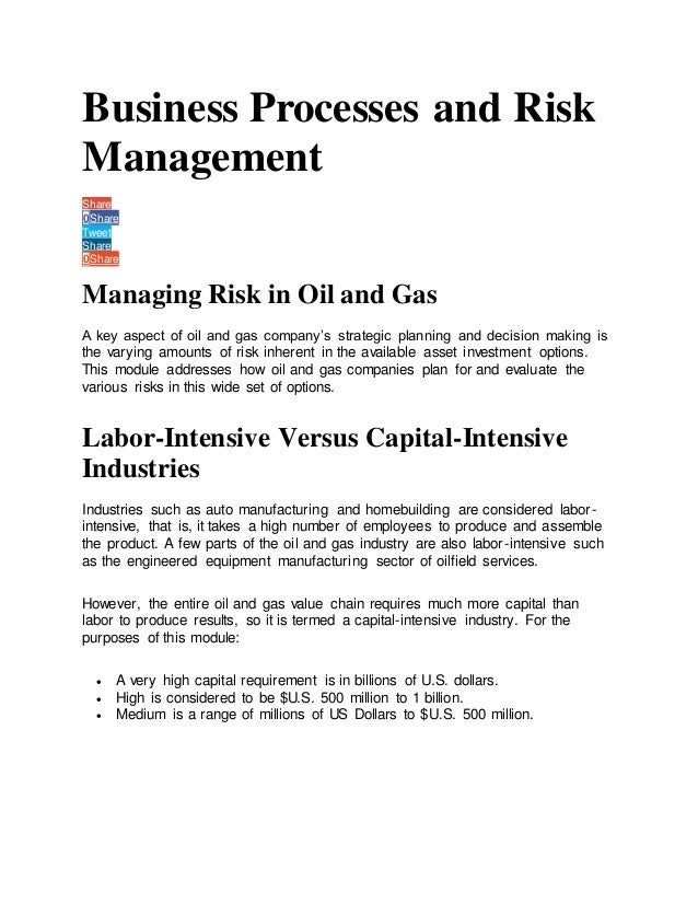 oil and gas service business plan