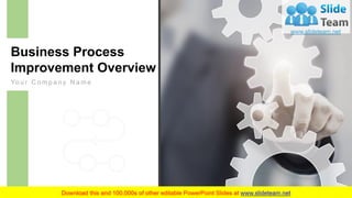 Business Process
Improvement Overview
Yo u r C o m p a n y N a m e
 