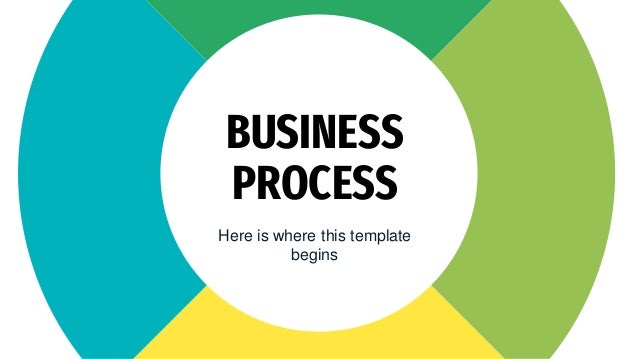 BUSINESS
PROCESS
Here is where this template
begins
 