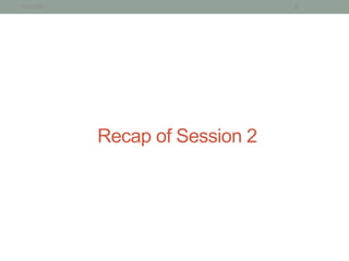 1/21/2013                        3




            Recap of Session 2
 