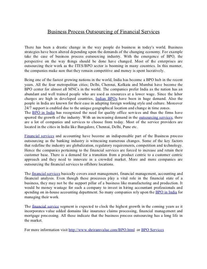 A Systematic Work for Effective Outsourcing Risk Management - Words | Free Paper Example business process outsourcing dissertation