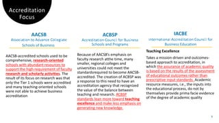 Business Program Accreditation | PDF
