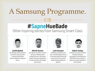 
A Samsung Programme.
 