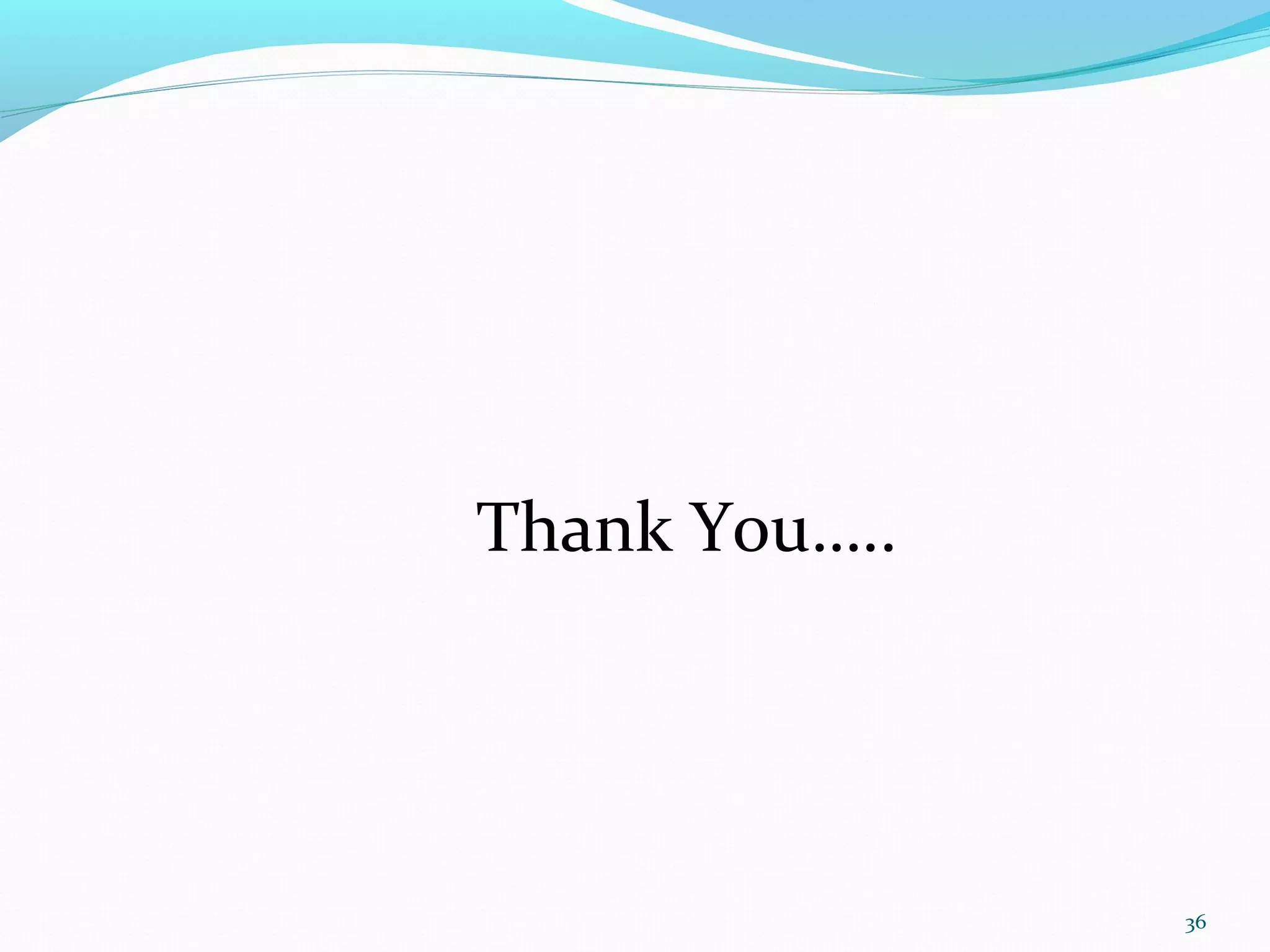 Thank You…..
36
 