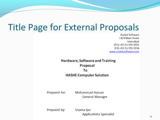 Business proposal | PPT
