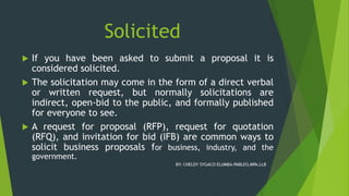Solicite Example Business proposal | PPTX