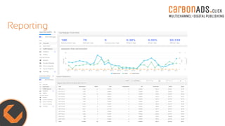 carBOnADS.click
MULTICHANNEL-DIGITAL PUBLISHING
Reporting
 