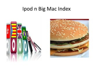 Ipod n Big Mac Index
 