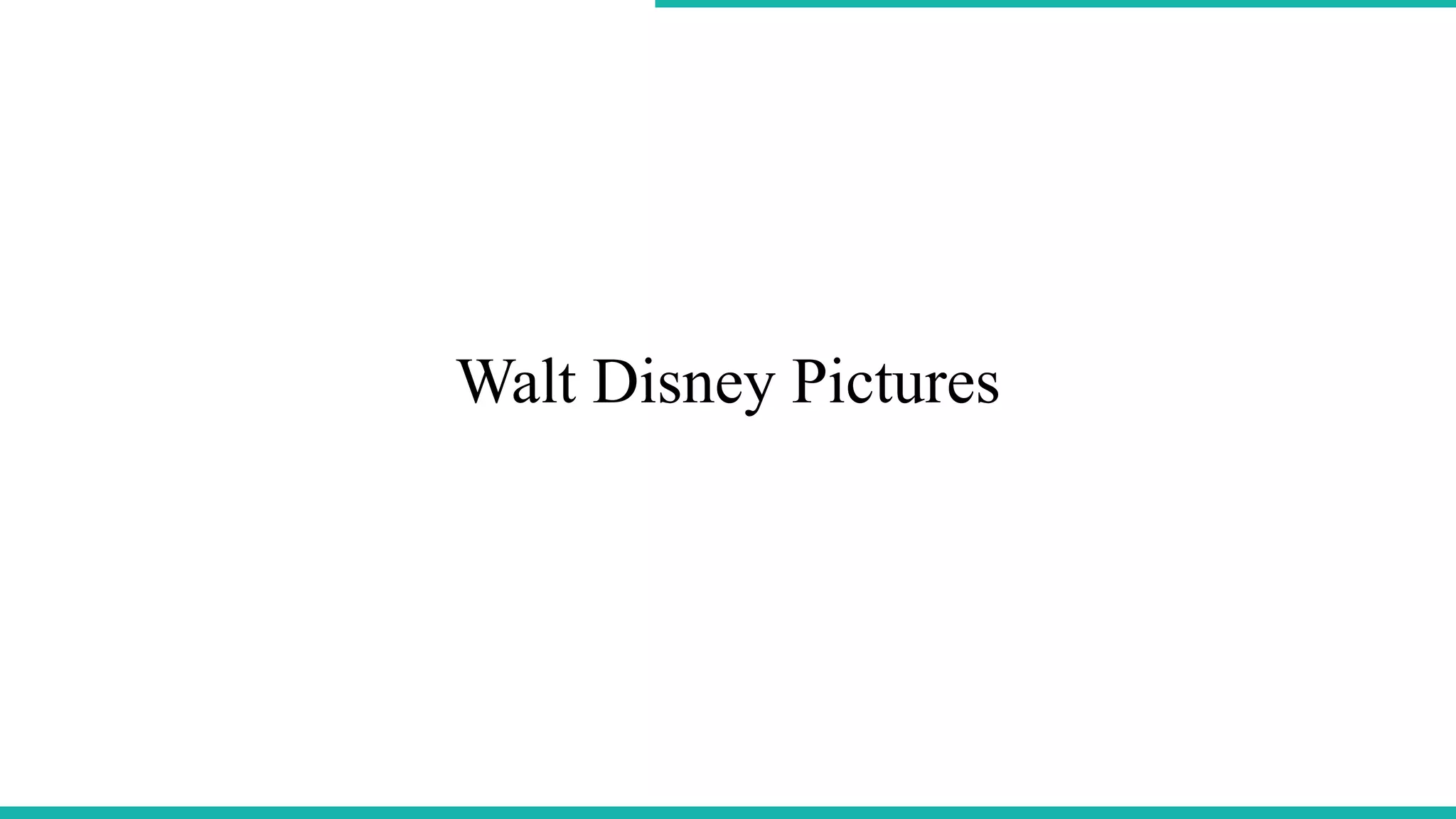 Walt Disney Pictures
 