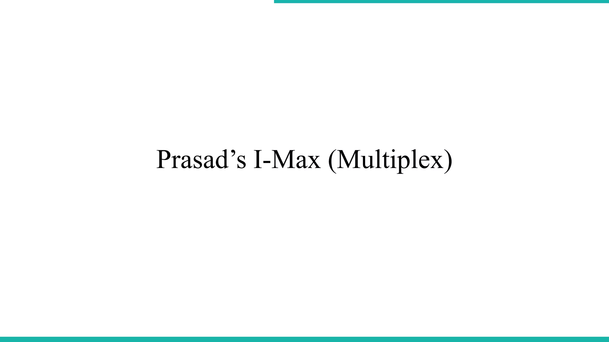Prasad’s I-Max (Multiplex)
 