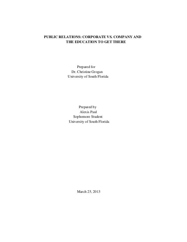 business report for professional writing