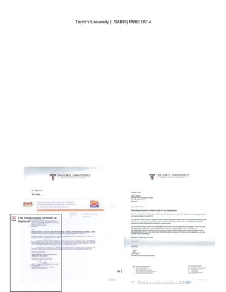 Taylor’s University ⎸ SABD | FNBE 08/14
Introduction to Business | Assignment 3
23
 