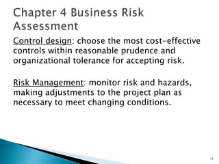 Reasonable Risk Management Business risk assessment | PPTX