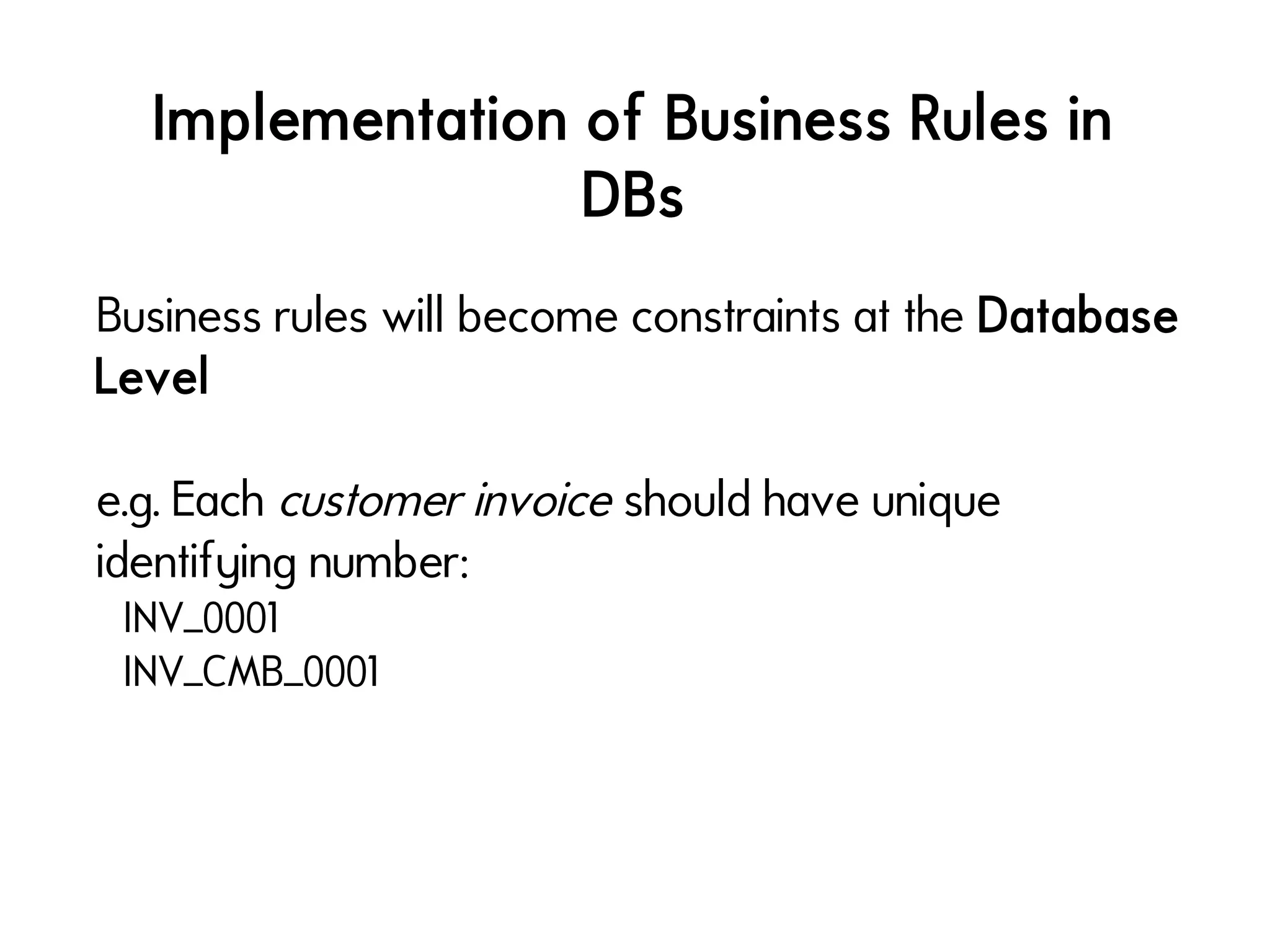 Business Rules in Databases | PDF | Databases | Computer Software and ...