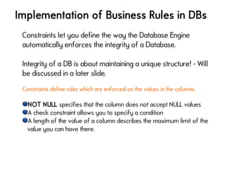 Business Rules in Databases | PDF | Databases | Computer Software and ...
