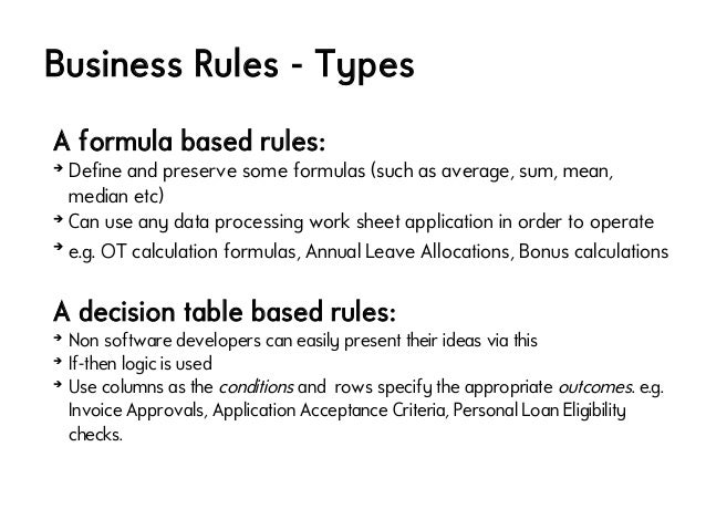 Business Rules Examples In Database Design - Design Talk
