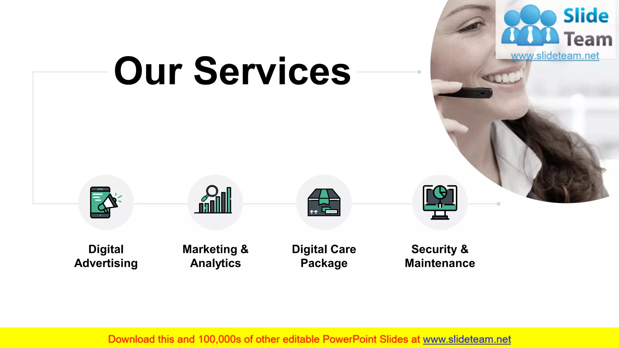 Digital
Advertising
Marketing &
Analytics
Digital Care
Package
Security &
Maintenance
5
Our Services
 