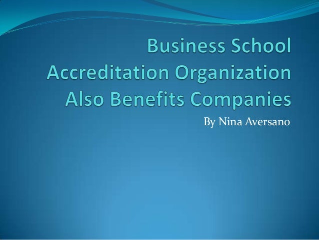 accreditation school