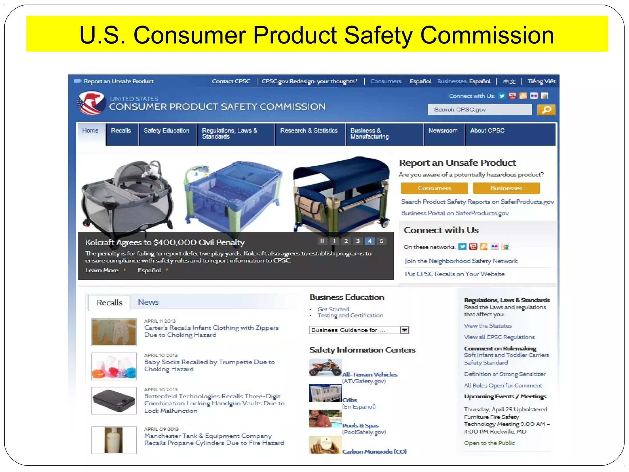 U.S. Consumer Product Safety Commission

 