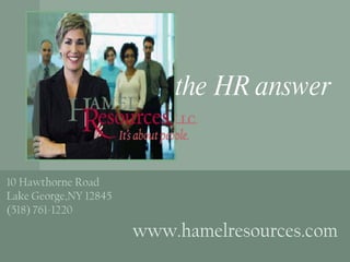 the HR answer 
