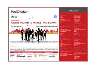 Business Standard Ad for Great Indian IT Marketing Summit