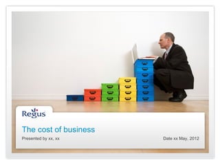 The cost of business
Presented by xx, xx    Date xx May, 2012
 