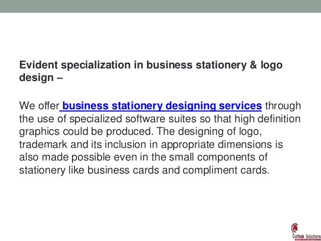 business stationary and logo design