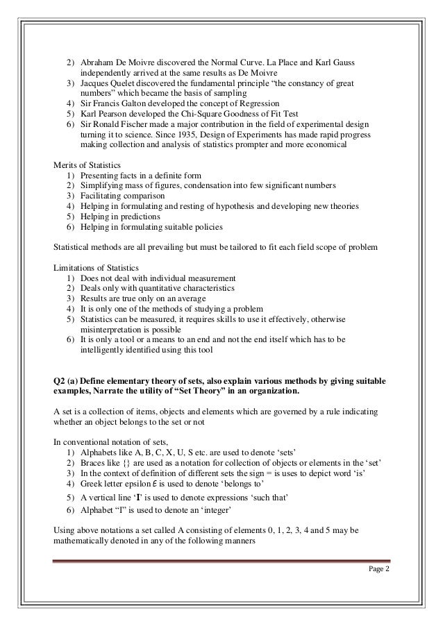 Business Statistics