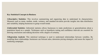 Business Statistics for B.Com. Students. | PPTX