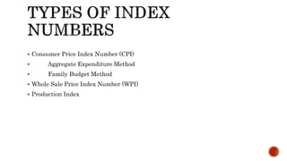 Business statistics (Basic concepts of Index Numbers) | PPTX