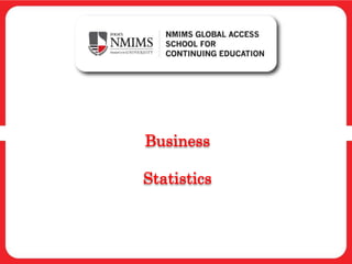 Business
Statistics
 