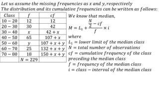 Business statistics solved numericals | PPTX