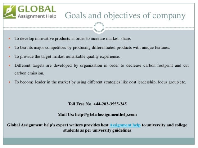 Global assignment strategy