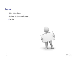 2
Building Strategy & Driving Superior Performance
Profitability
(ROIC)
Profit
Growth
Effectiveness of
Strategies
Shareholder’s
Value
Strategy Strategic Leadership
Strategy Formulation Strategy Implementation
© Anik Saha
 