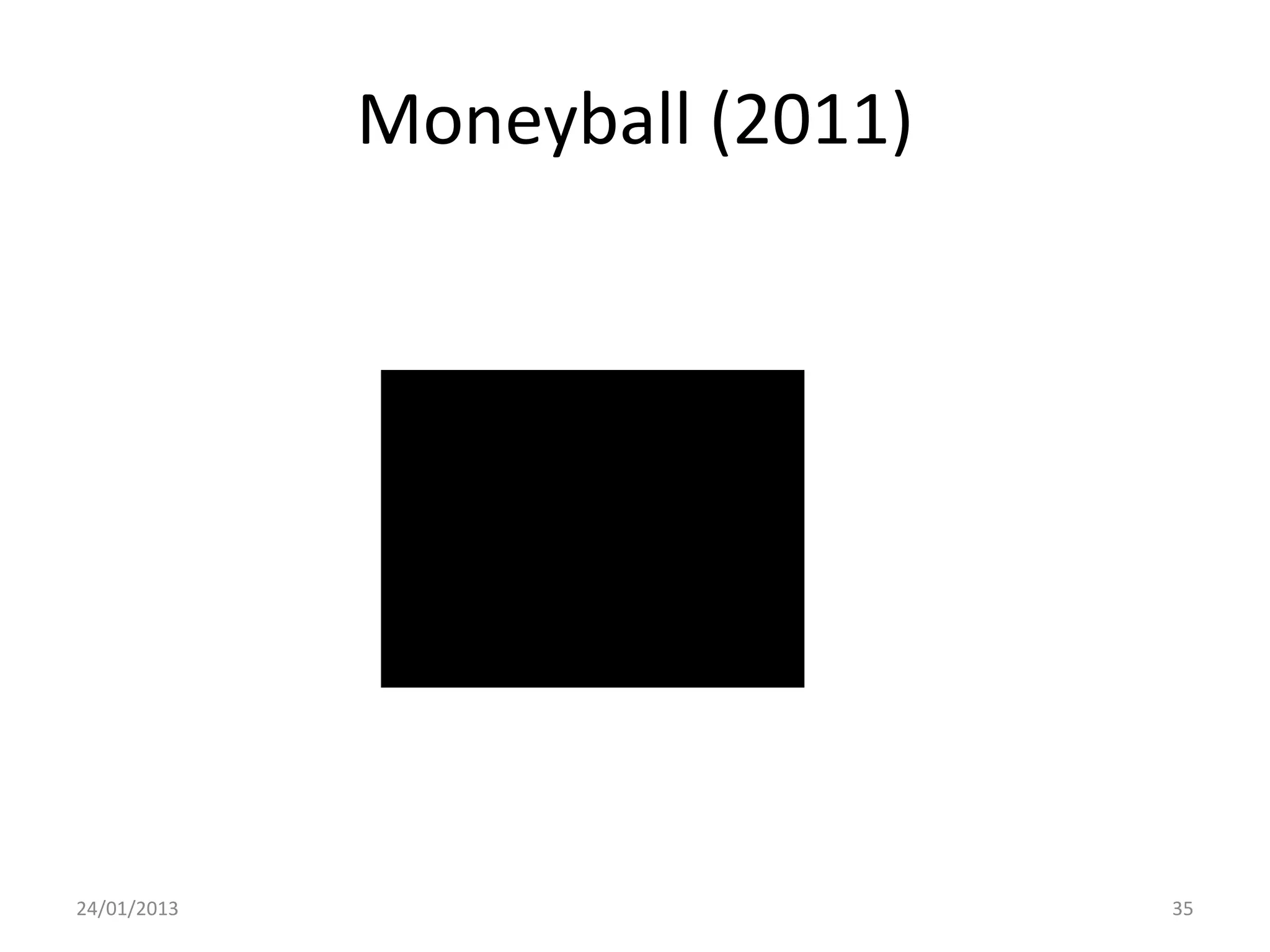 Moneyball (2011)




24/01/2013                      35
 