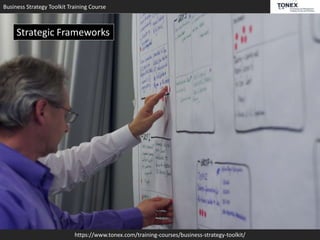 Business Strategy Toolkit Training Course
https://www.tonex.com/training-courses/business-strategy-toolkit/
Strategic Frameworks
 