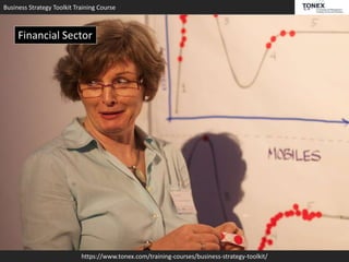 Business Strategy Toolkit Training Course
https://www.tonex.com/training-courses/business-strategy-toolkit/
Financial Sector
 